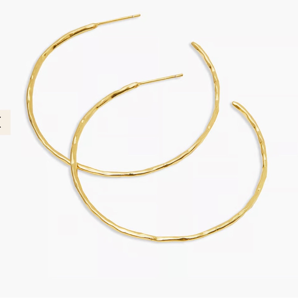 Gorjana Tanner Hoops Large - NWOT